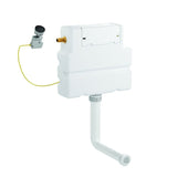 Crosswater Concealed Cistern Matt Black Crosswater Concealed Cistern Set with Flush Button - 390 x 345 x 115mm