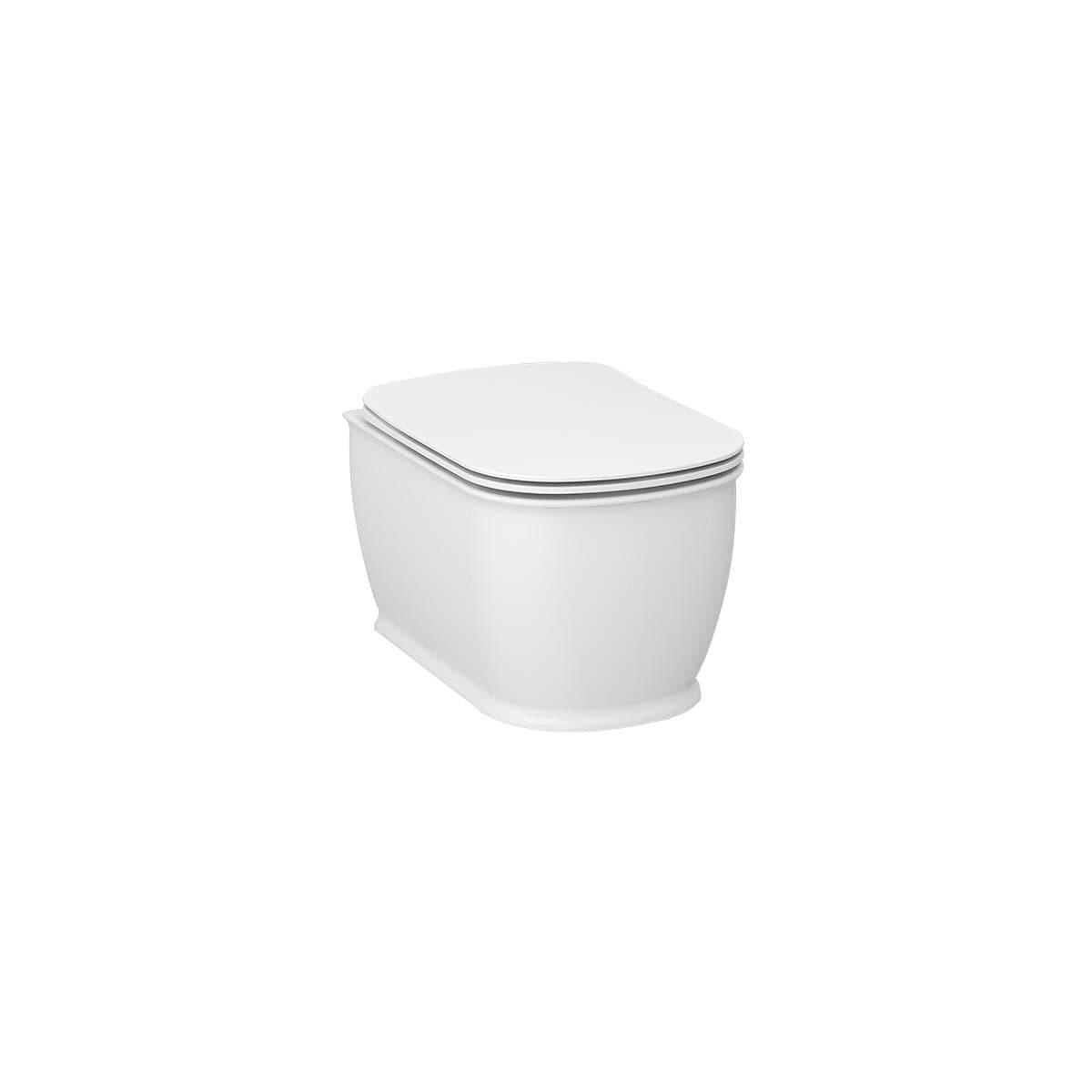 Imex Wall Hung Toilet Imex Liberty Rimless Wall Hung Toilet with Soft Close Seat
