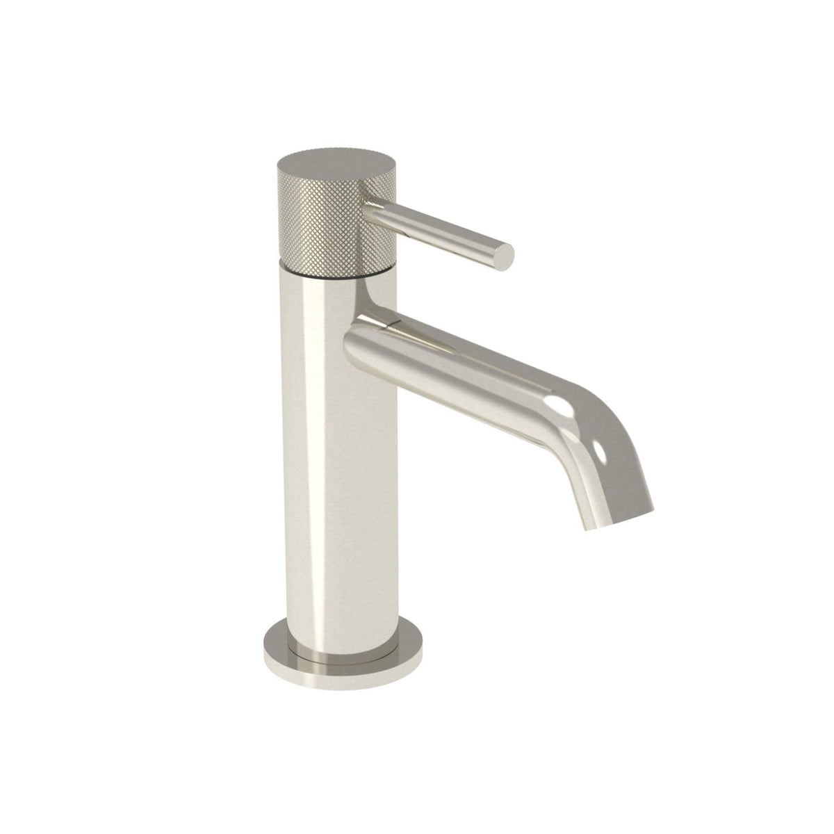 Saneux Mono Basin Tap Brushed Nickel / Knurled Saneux Cos Deck Mounted Basin Mixer Tap