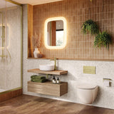 HiB Illuminated Mirror HiB Cassini Curve LED Illuminated Mirror