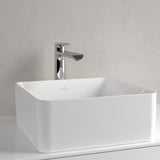 Villeroy & Boch Countertop Basin Villeroy & Boch Collaro 380mm Square Countertop Basin in White Alpin