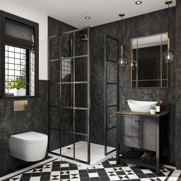 Multipanel Wall Panel Multipanel Linda Barker Wall Panels in Graphite Elements