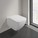 Villeroy & Boch Wall Hung Toilet Villeroy & Boch Venticello Wall Mounted Rimless Toilet with Soft Close Seat