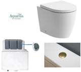 Aquarius Back to Wall Toilet Aquarius Emma Back to Wall Toilet Bundle with Pan, Cistern and Flush Button