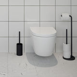 Smedbo Toilet Brush Smedbo Beslagsboden Curve Freestanding Toilet Brush and Holder