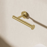 Crosswater Toilet Roll Holder Stainless Brushed Brass Effect Crosswater 3ONE6 Toilet Roll Holder