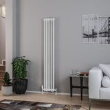 Eastbrook Column Radiator 1800 x 293 / Central Heating Eastbrook Rivassa Traditional 2 Column Radiator in Gloss White