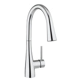 Crosswater Cook Side Lever Kitchen Mixer Tap with Concealed Dual Function Spray