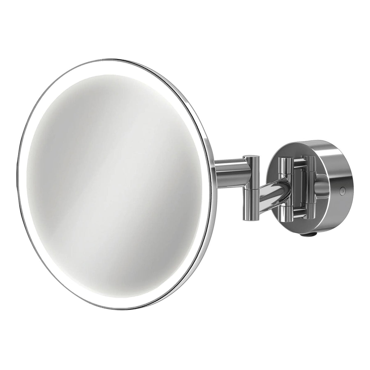 hib. Cosmetic and Shaving Mirror hib. Eclipse LED Round Illuminated Magnifying Mirror