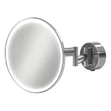 hib. Cosmetic and Shaving Mirror hib. Eclipse LED Round Illuminated Magnifying Mirror