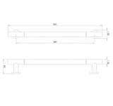 Crosswater Grab Rail/Bar Crosswater Straight Grab Bar