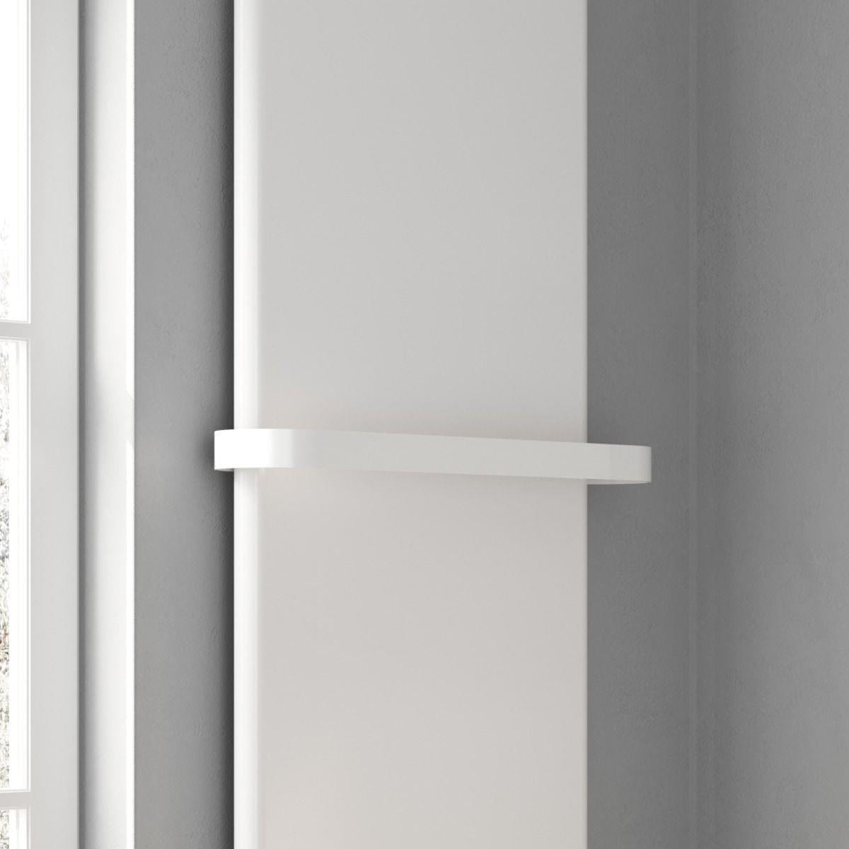Reina Radiator Towel Hanger 440mm / White Reina Borda Attachable Towel Bar