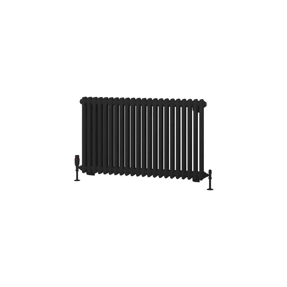 Eastbrook Rivassa Traditional 2 Column Radiator in Matt Black