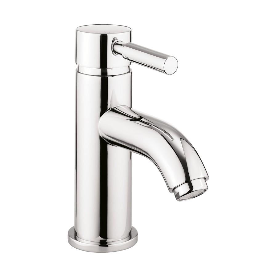 Crosswater Fusion Mono Basin Mixer Tap with Clicker Waste in Chrome