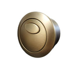 Kartell Aquarius K-Series Toilet Cistern Button in Brushed Brass