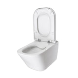 Roca Wall Hung Toilet Roca The Gap Square Wall Hung Rimless Toilet with Soft Close Seat