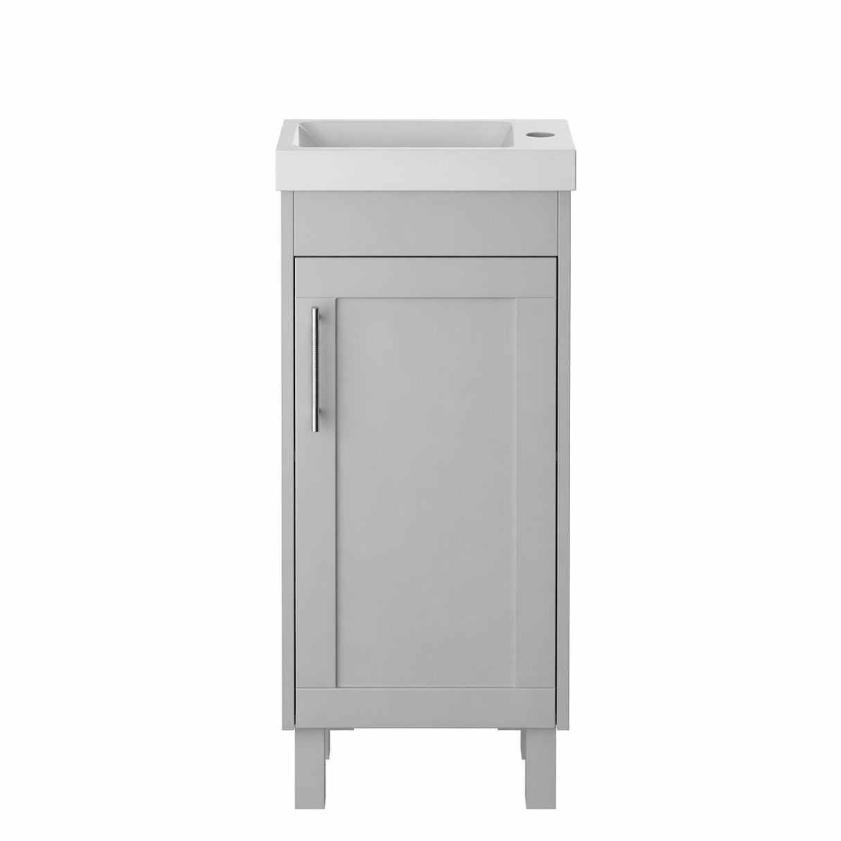 Heritage Cloakroom Unit Dove Grey Heritage Lynton 400mm Floor Standing Cloakroom Vanity Unit with Basin, Waste and Handle Bundle