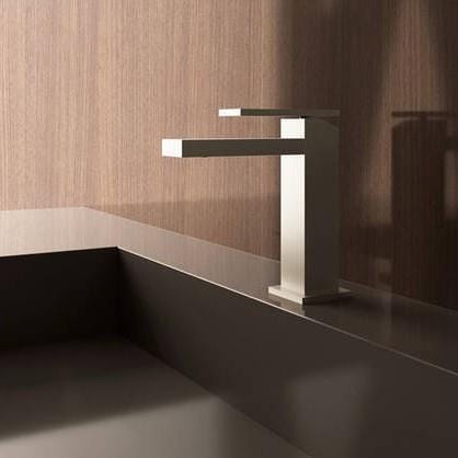 Clearwater Mono Basin Tap Brushed Metallic Clearwater Myron Mono Basin Mixer Tap