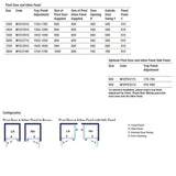 Merlyn Side Panel Merlyn Series 10 Side Panel for Pivot Door with Side Panel