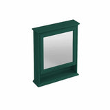 Burlington Mirrored Cabinet Matt Green Burlington Mirror Cabinet - 600mm Wide