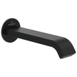 Villeroy & Boch Bath Spout Matt Black Villeroy & Boch Dawn Curved Wall Mounted Bath Spout