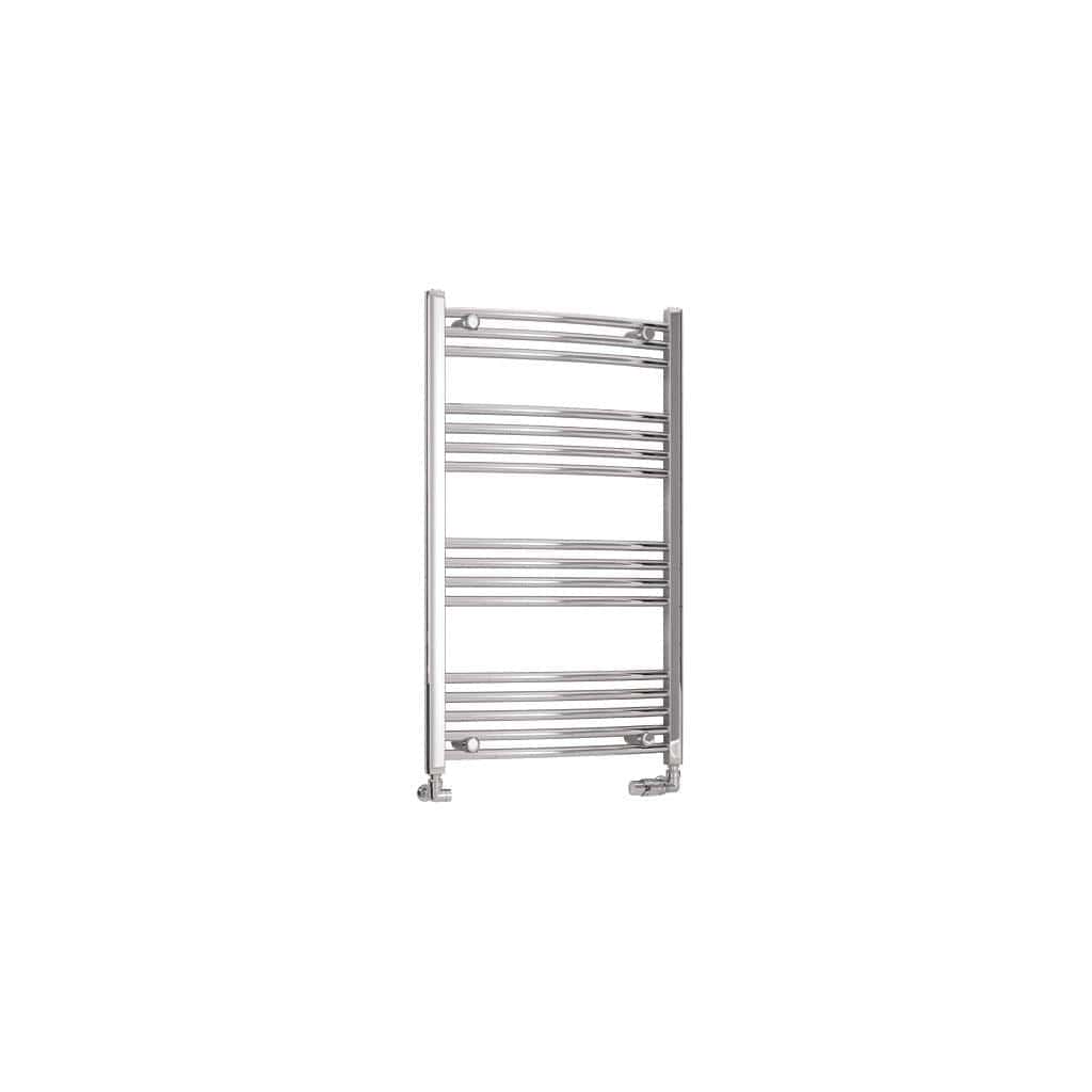 Eastbrook Wendover Curved Vertical Heated Towel Rail in Chrome