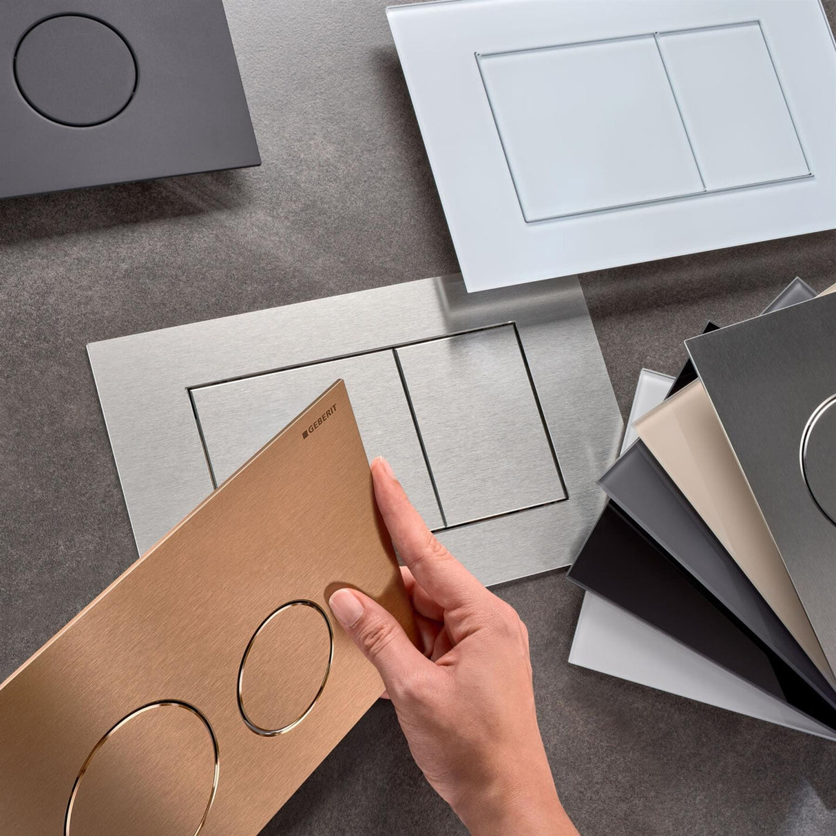 Geberit Flush Plate Geberit Sigma Round Stainless Steel Flush Plate