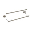 Crosswater Towel Rails and Rings Brushed Nickel Crosswater Belgravia 600mm Double Towel Rail