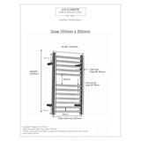 JIS Ladder Rail JIS Sussex Ouse Vertical Stainless Steel Heated Towel Rail