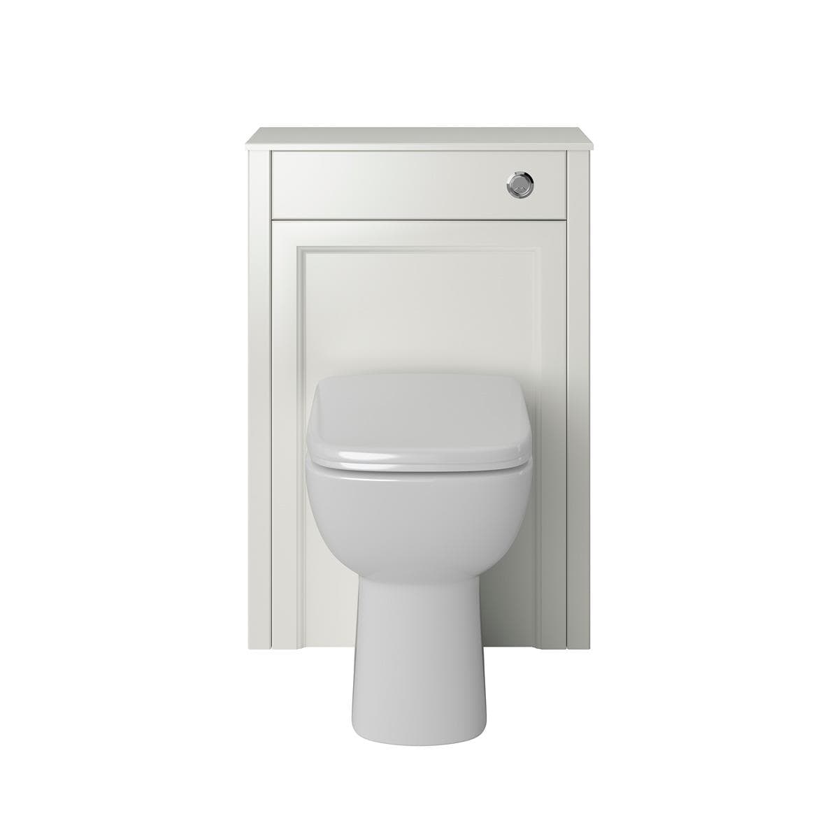 Heritage Back To Wall Toilet Chantilly Heritage Caversham 600mm WC Unit, Cistern, Clinton Back to Wall Toilet and Soft Close Seat Bundle