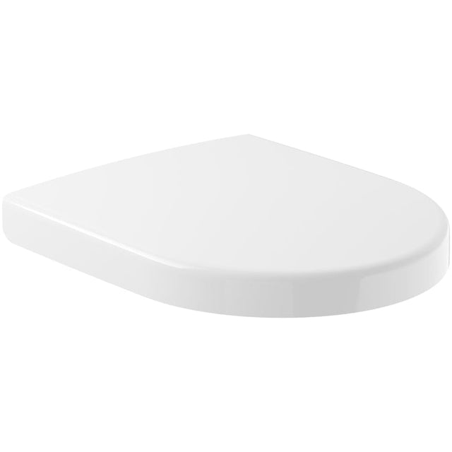 Villeroy & Boch Toilet Seat Villeroy & Boch Subway 2.0 Compact Wrapover Quick Release Toilet Seat in White Alpin