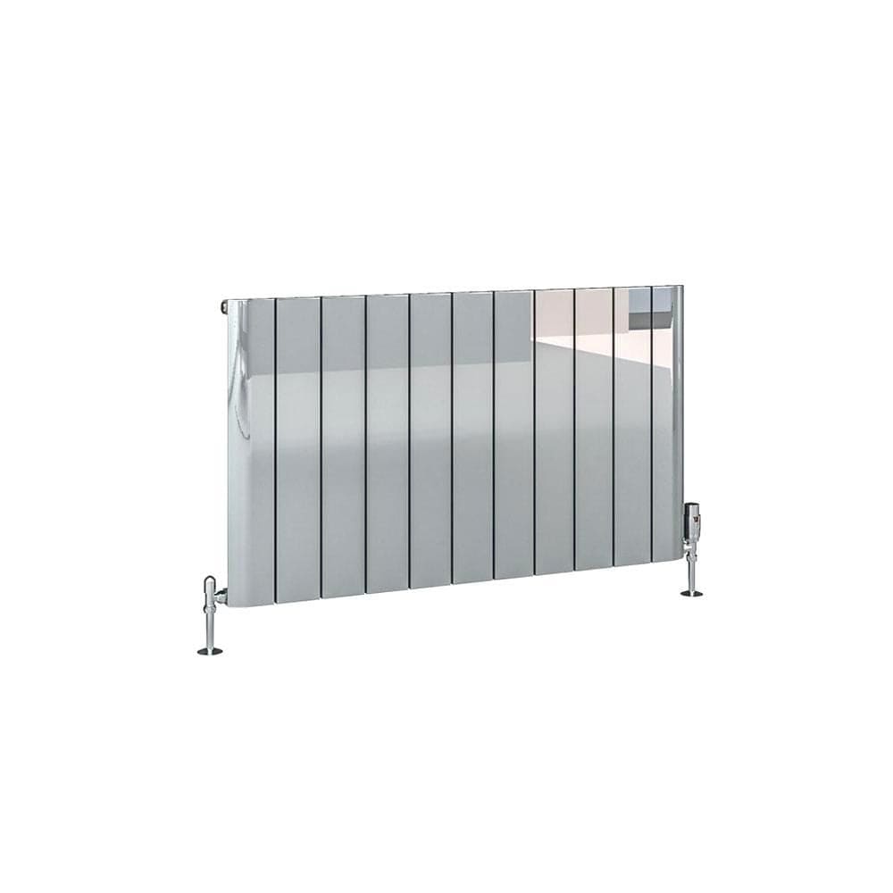 Eastbrook Panel Radiator Eastbrook Peretti Straight Horizontal Aluminum Radiator in Polished Aluminum