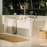 Roca Corner Bath Roca Ona Asymmetric Corner Stonex® Bath