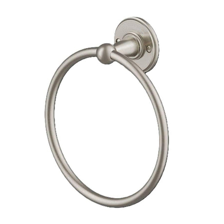 Burlington Towel Rails and Rings Brushed Nickel Burlington Traditional Towel Ring