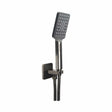 JTP Shower Handset Brushed Black JTP HIX Wall Mounted Water Outlet with Holder, Shower Handset and Hose