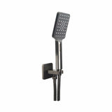 JTP Shower Handset Brushed Black JTP HIX Wall Mounted Water Outlet with Holder, Shower Handset and Hose