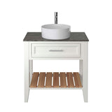 Heritage Floor Standing Vanity Unit Chantilly / 800mm - 1 Drawer Heritage Broughton Washstand with Laminate Worktop