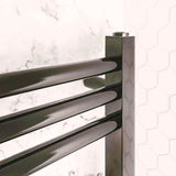 Eastbrook Wendover Straight Heated Towel Rail in Black Gold