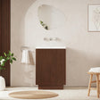 Crosswater Floor Standing Vanity Unit Royal Walnut / 0 Crosswater Limit 600mm Floorstanding Vanity Unit with Basin