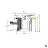 Aquarius Shower Tray Waste Aquarius Urbano 90mm Shower Waste with Cover for 45mm Trays Online