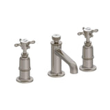 Burlington 3 Tap Hole Basin Set Burlington Guild 3 Hole Basin Mixer Tap in Brushed Nickel