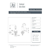 JTP Mono Basin Tap JTP Grosvenor Single Lever Basin Mixer Tap with Clicker Waste