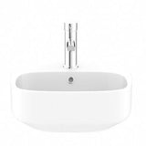 Crosswater Cloakroom Basin Crosswater Kai S Corner Cloakroom Basin with Overflow in White