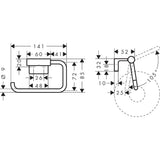 Hansgrohe Toilet Roll Holder Hansgrohe Addstoris S Toilet Roll Holder