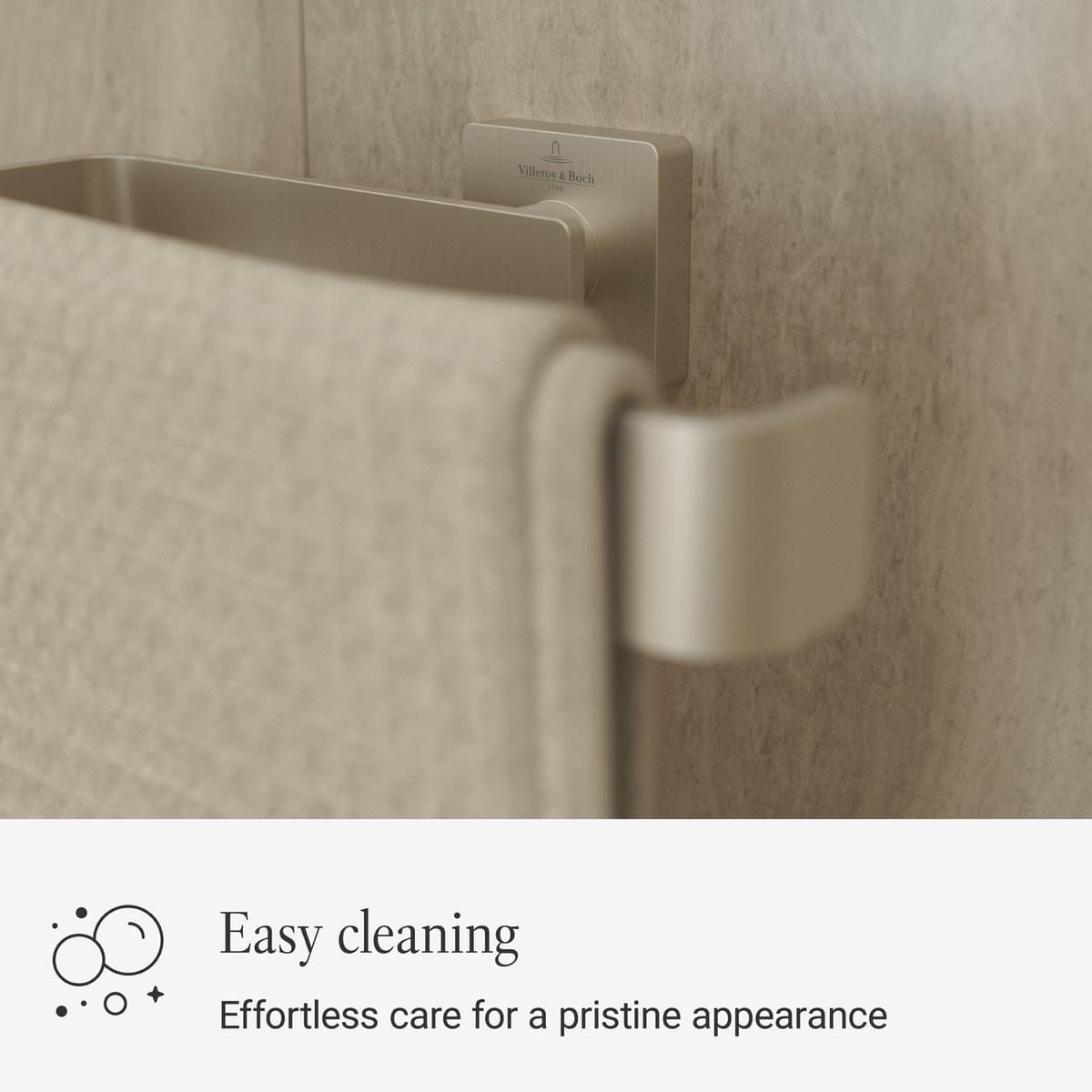 Villeroy & Boch Towel Rails and Rings Villeroy & Boch Elements - Striking Towel Rail