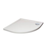 Aquarius Quadrant Shower Tray 1000x1000mm Aquarius Urbano Quadrant 45mm Stone Resin Shower Tray in White