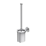 Burlington Toilet Brush Burlington Traditional Wall Mounted Toilet Brush and Holder in Chrome