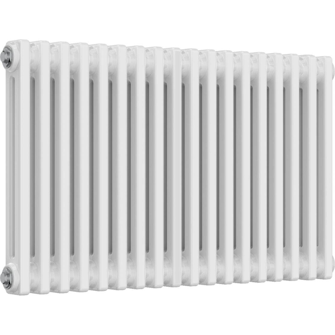 Aquarius Bathrooms Column Radiator Aquarius Foundry Horizontal 2 Column Radiator in White