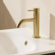 Crosswater Mono Basin Tap Brushed Brass Crosswater MPRO XL Basin Mixer Tap