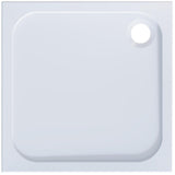 Aquarius Square Shower Tray 700 x 700mm Aquarius Pluvia 45mm Stone Resin Square Shower Tray